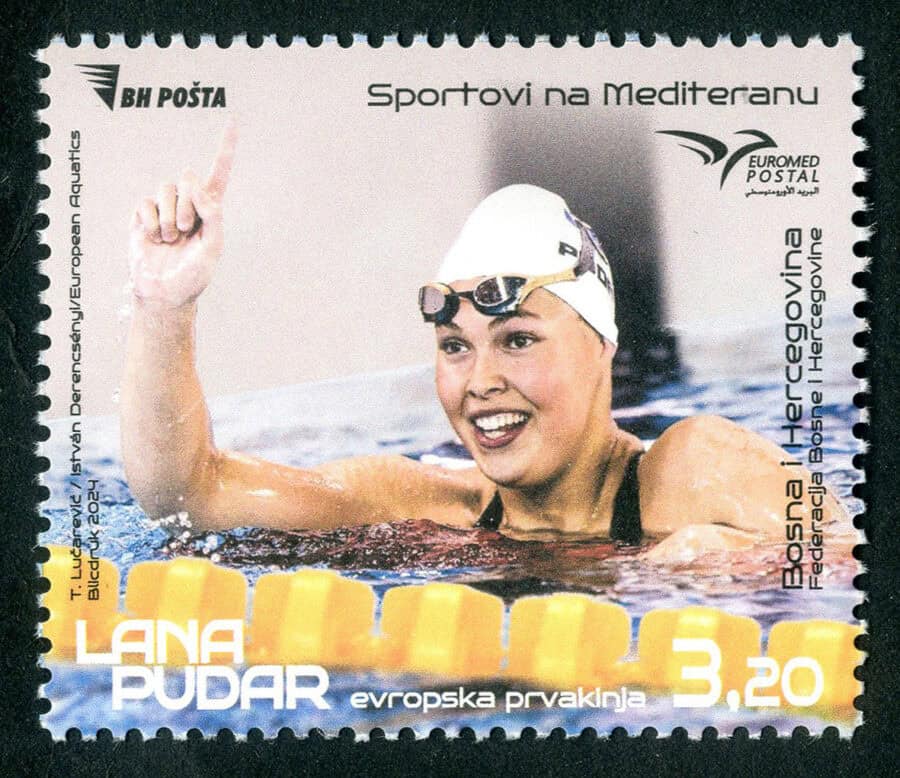 Europska prvakinja Lana Pudar dobila poštansku markicu