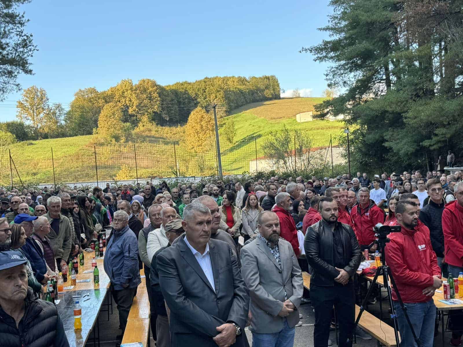 U Marjanovcu održana tribina kandidata za načelnika Velike Kladuše Borisa Horvata